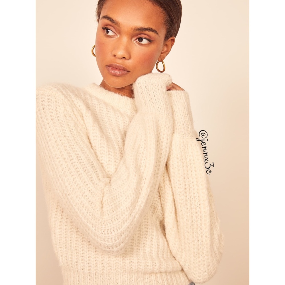 Reformation Tatum Sweater || Ivory